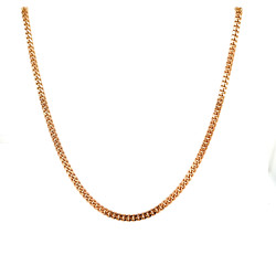 Pre Owned 9ct Rose Curb Chain ZP69